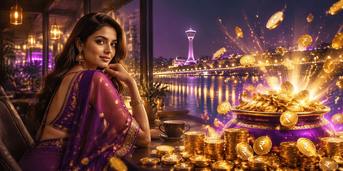 Teen Patti card table preparing for game