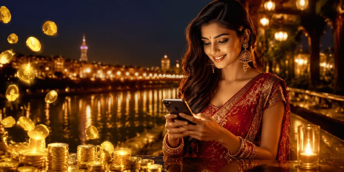 Teen Patti card game table in India